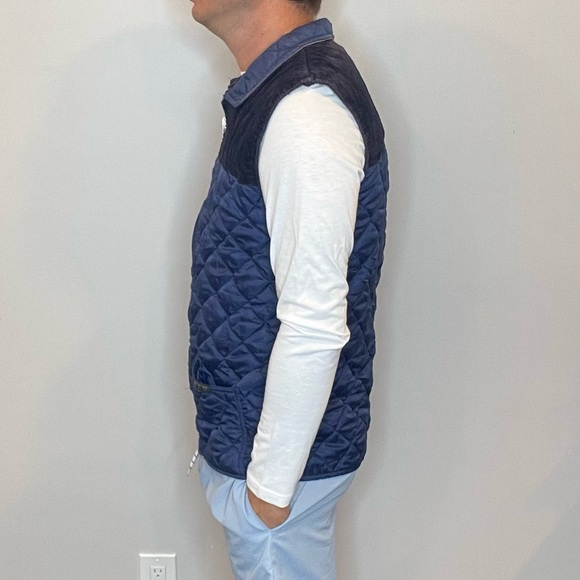 💙 Vintage Exclusive MLW Vest – Shades of Blue with Velvet Detail 💙 - Picture 4 of 16